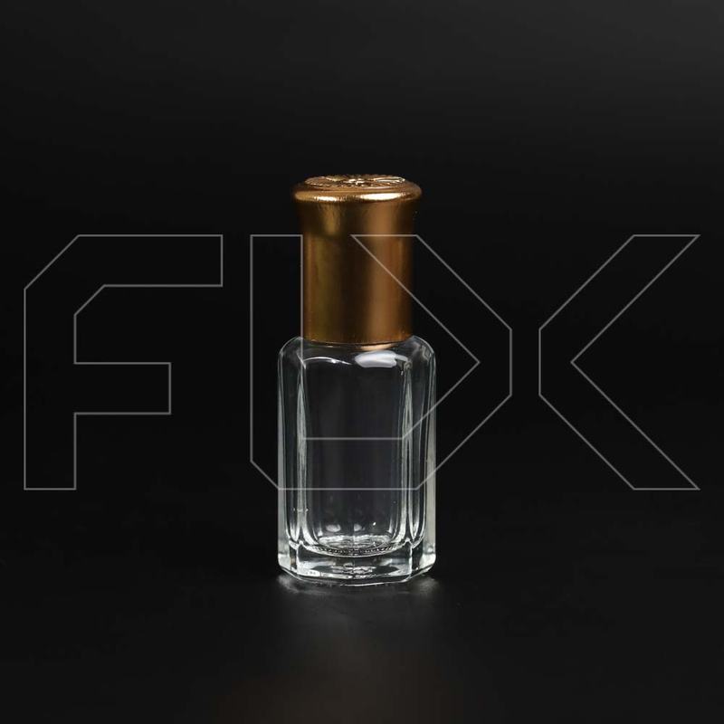 Флакон-роллер 6мл, стеклянный со стеклянным роликом 2